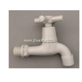 ABS Plastic Faucet For Washing Machine White Finish